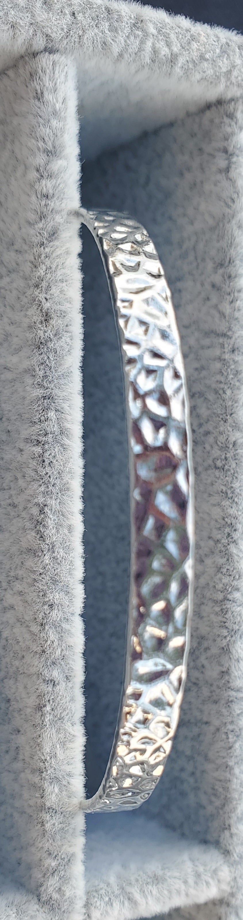 Textured Cuff Bangle