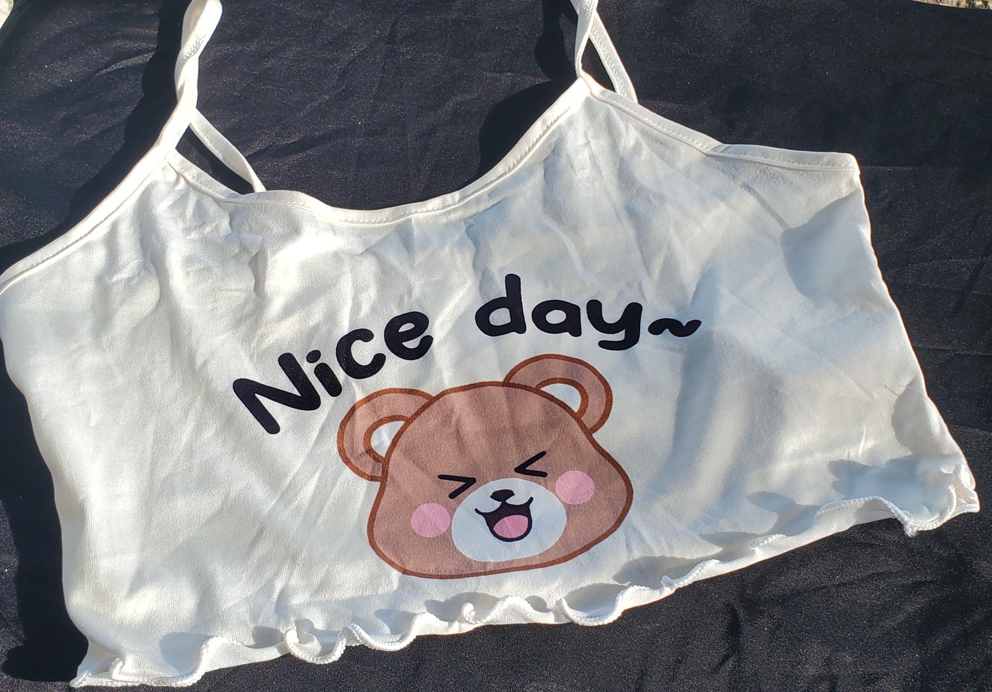 Bear Graphic Sleep Top