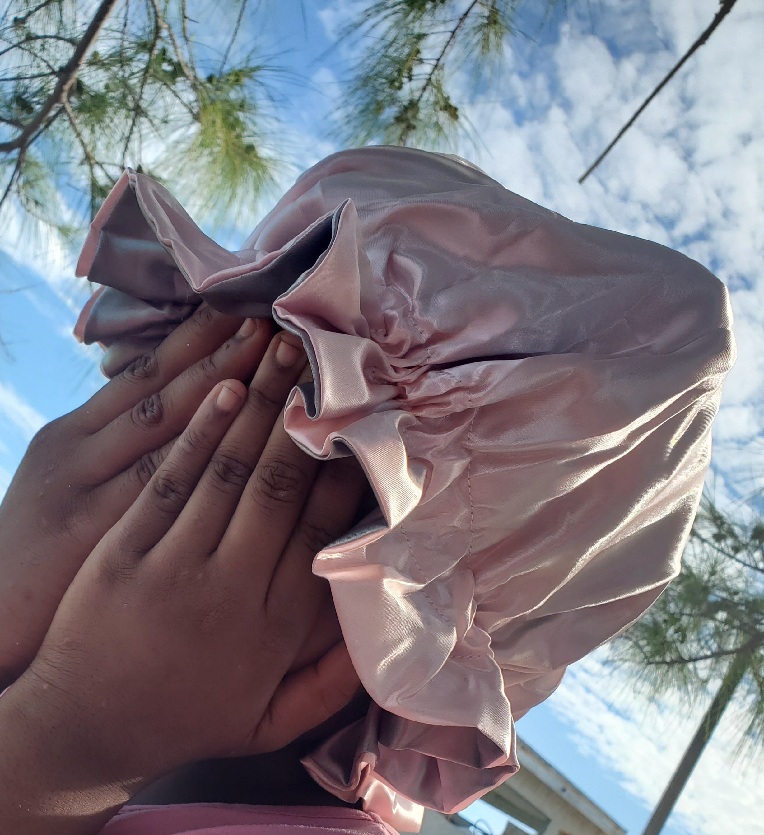 Reversible Satin Sleep Cap