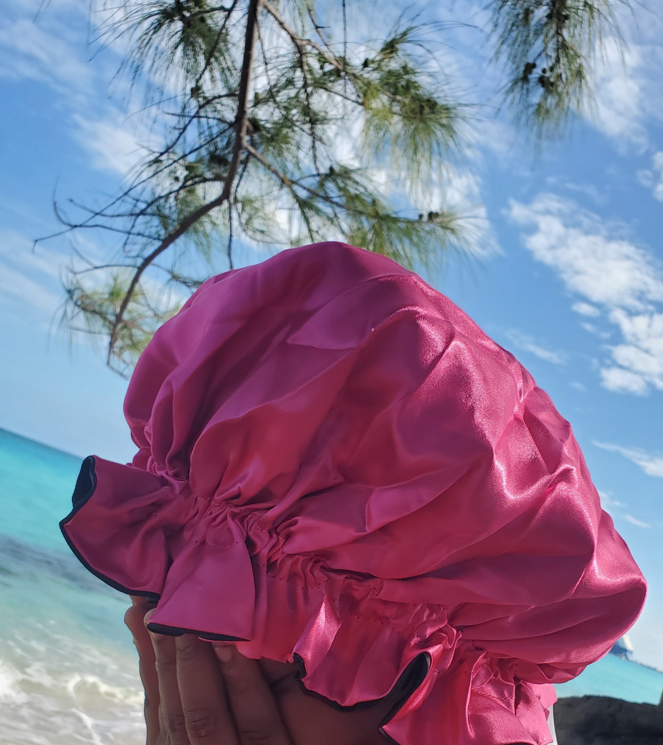 Reversible Satin Sleep Cap