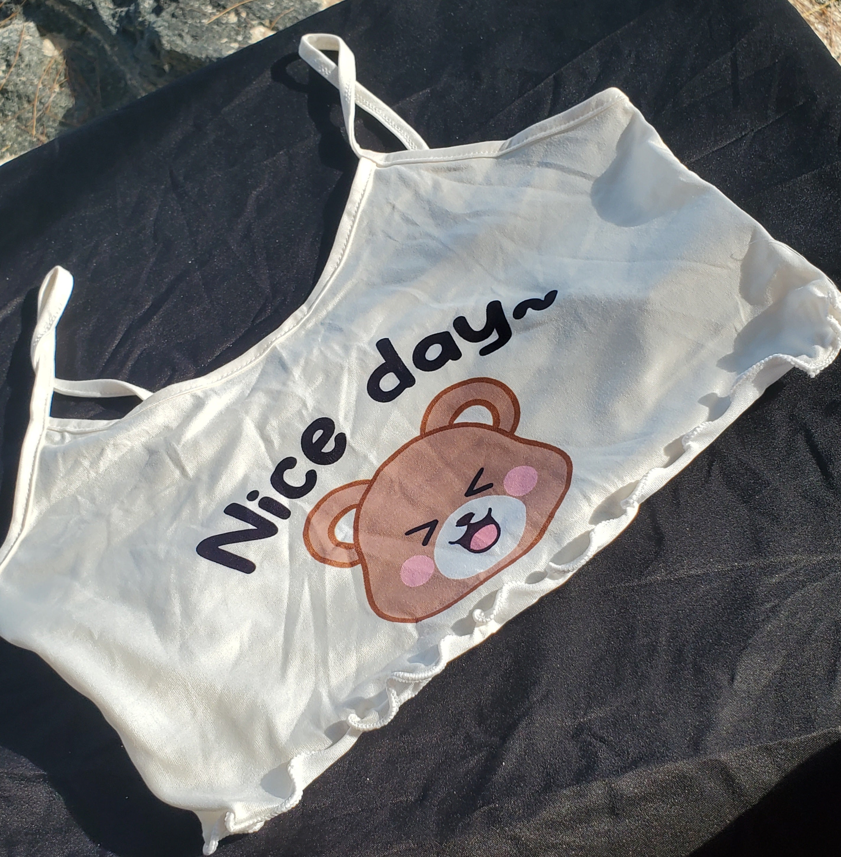Bear Graphic Sleep Top