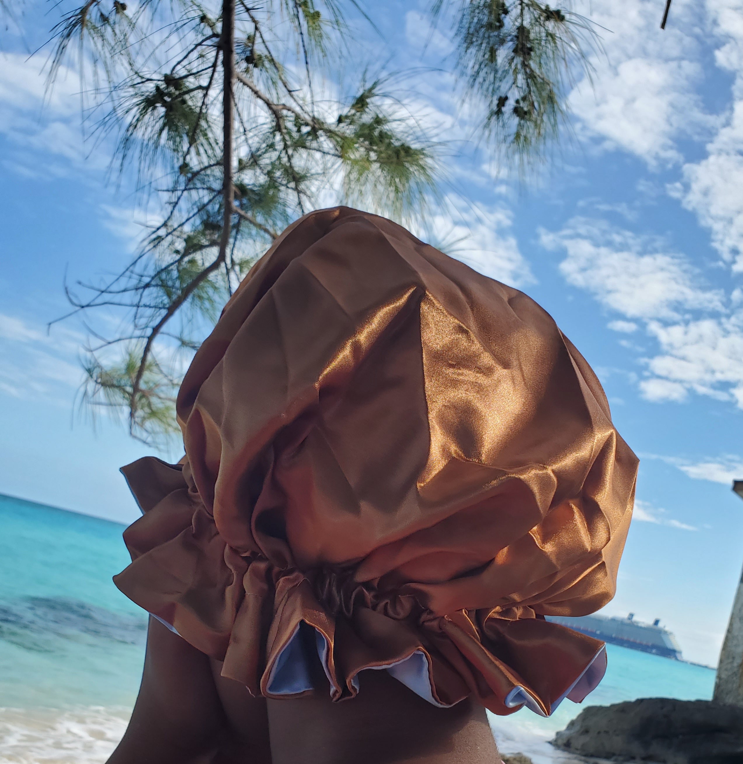 Reversible Satin Sleep Cap