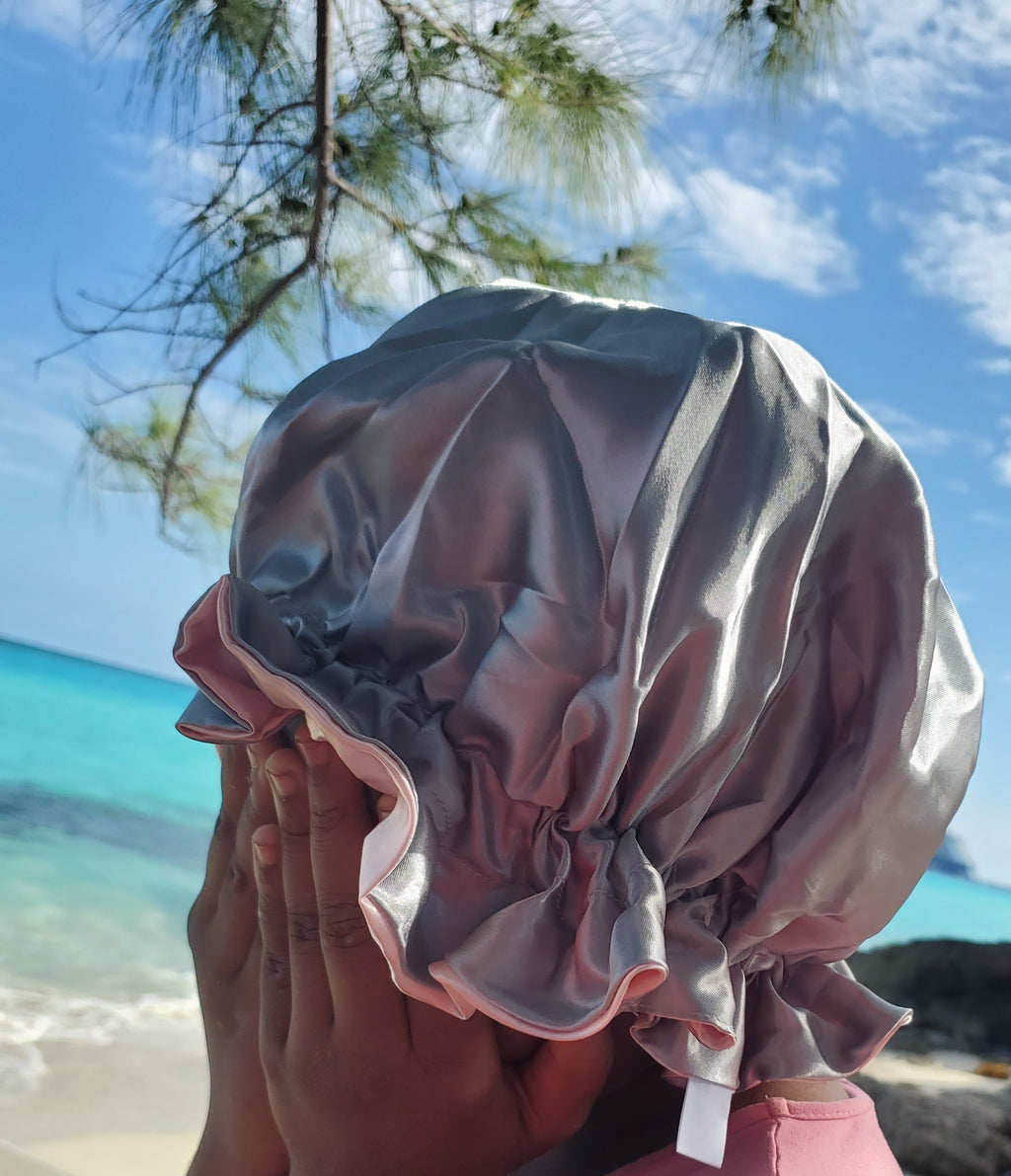 Reversible Satin Sleep Cap