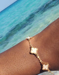 Vintage Four-Leaf Clover Bracelet