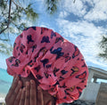 Butterfly Satin Double Layer Bonnet