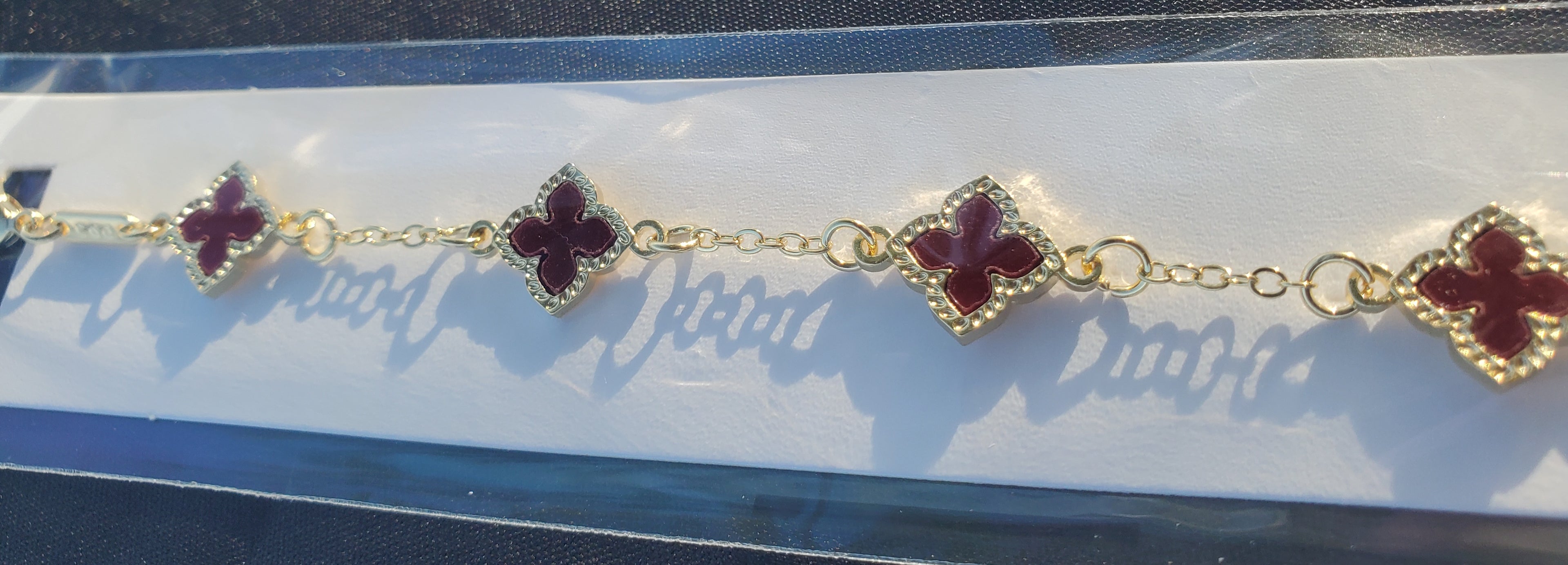 Vintage Four-Leaf Clover Bracelet