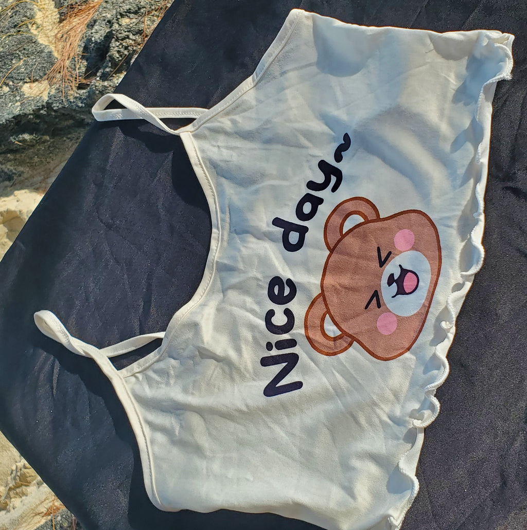 Bear Graphic Sleep Top