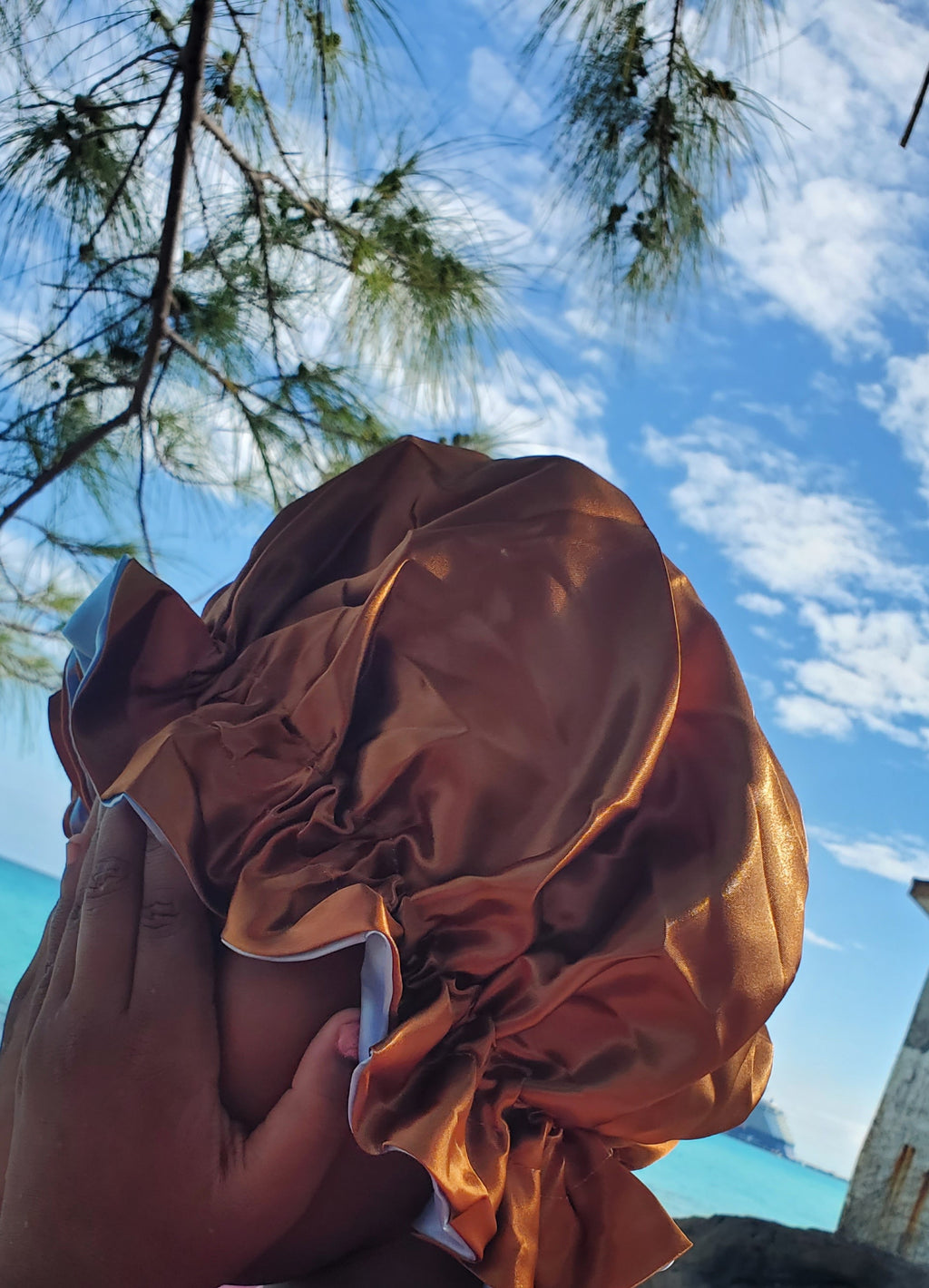 Reversible Satin Sleep Cap