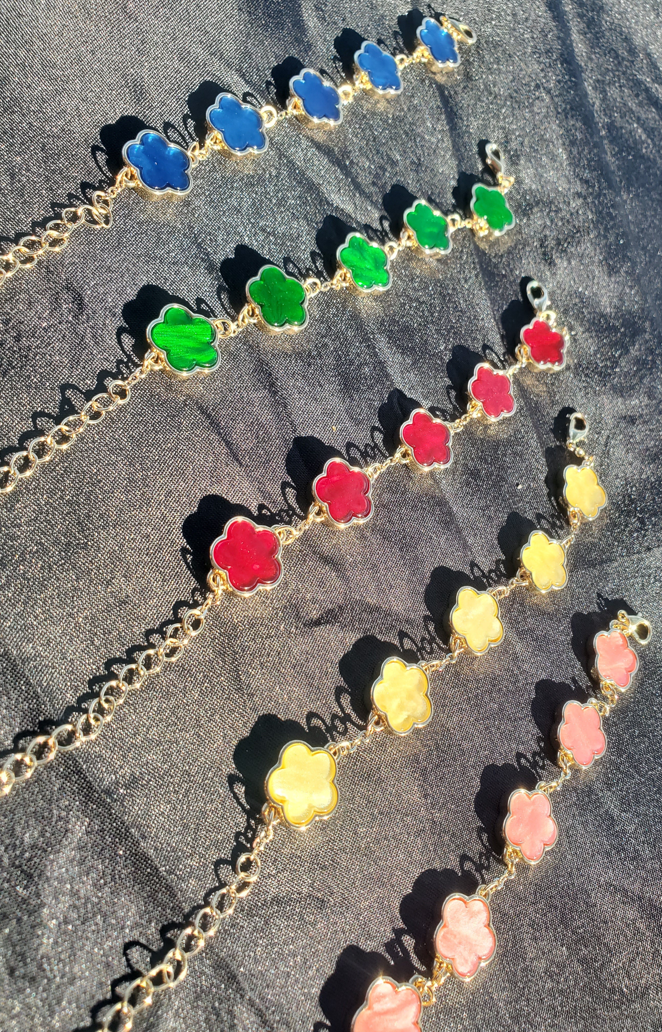 Five Leaf Clover Bracelet