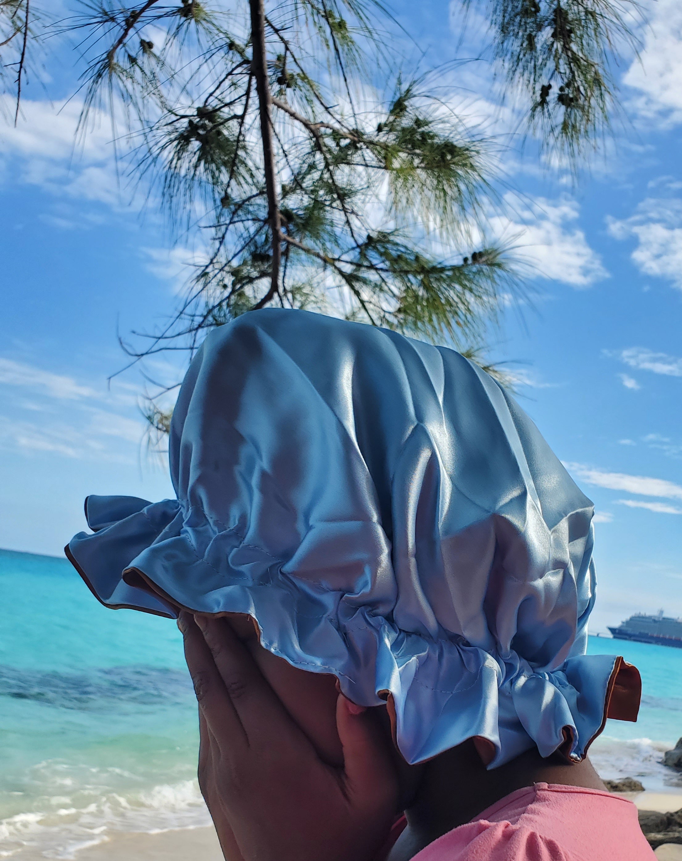 Reversible Satin Sleep Cap